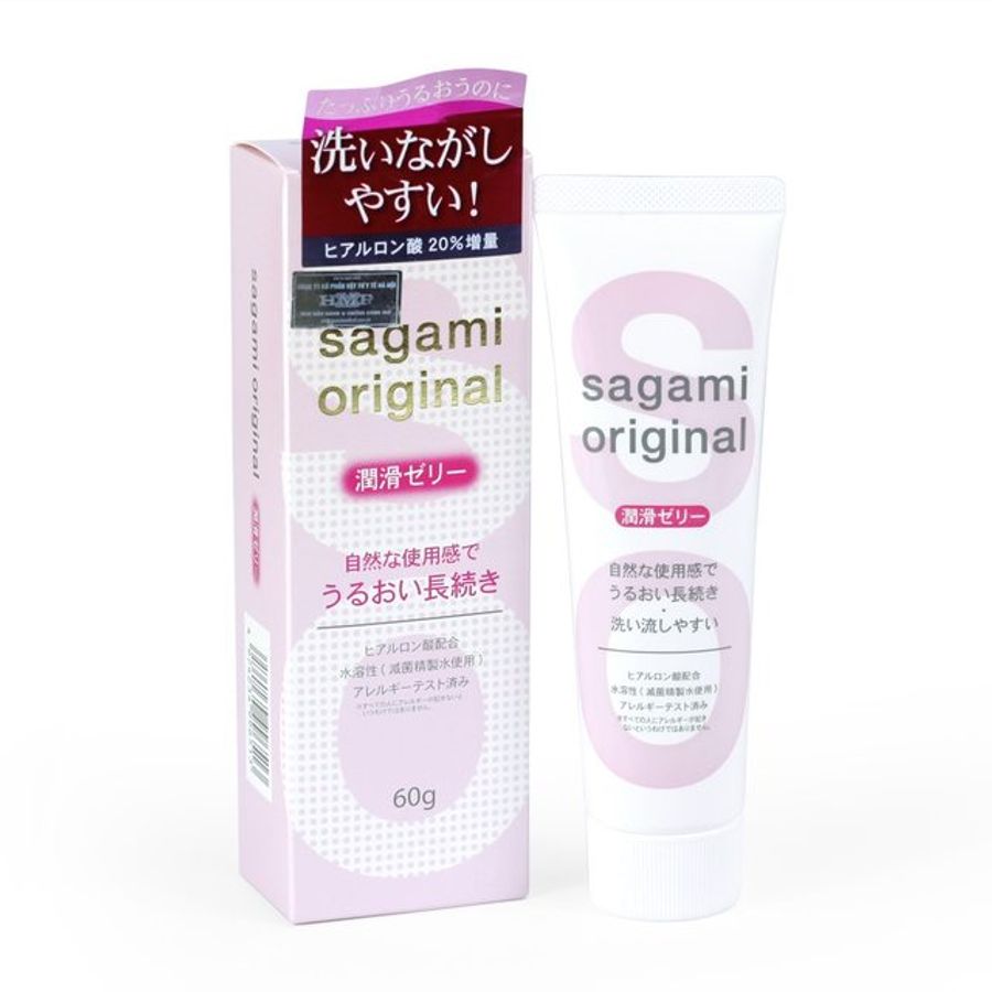 Gel bô.i trơ.n Sagami Original Gốc Nước Không Mùi Nhật Bản 60g 669398