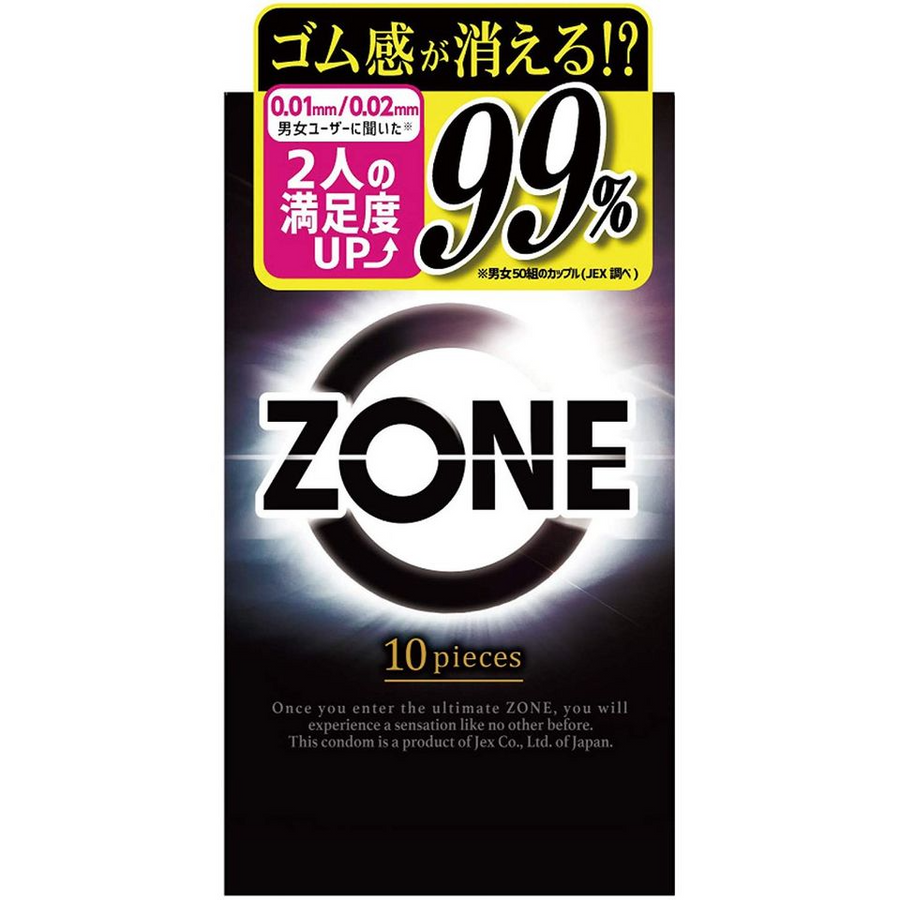 Bao Cao Su 0.01 Siêu Mỏng Gel Tàng Hình Jex Zone 10s 719118