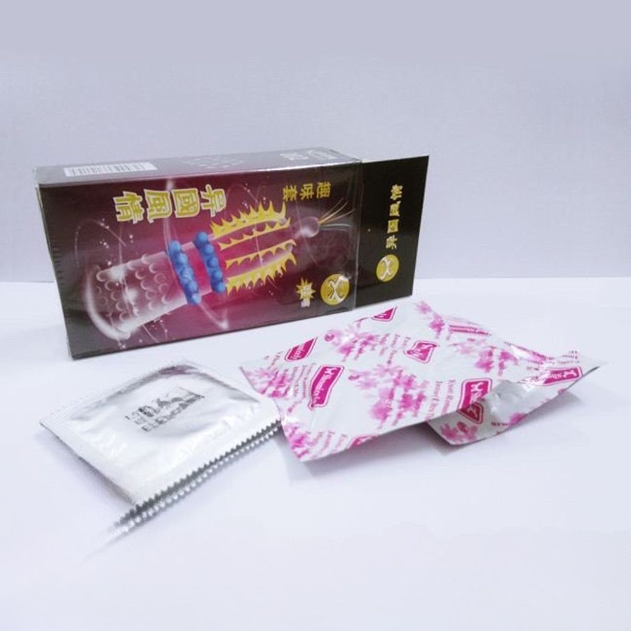 Bộ 2 Hộp Bao Cao Su Gai Gân Lớn Super Gold Chính Hãng - 4 Cái 719137