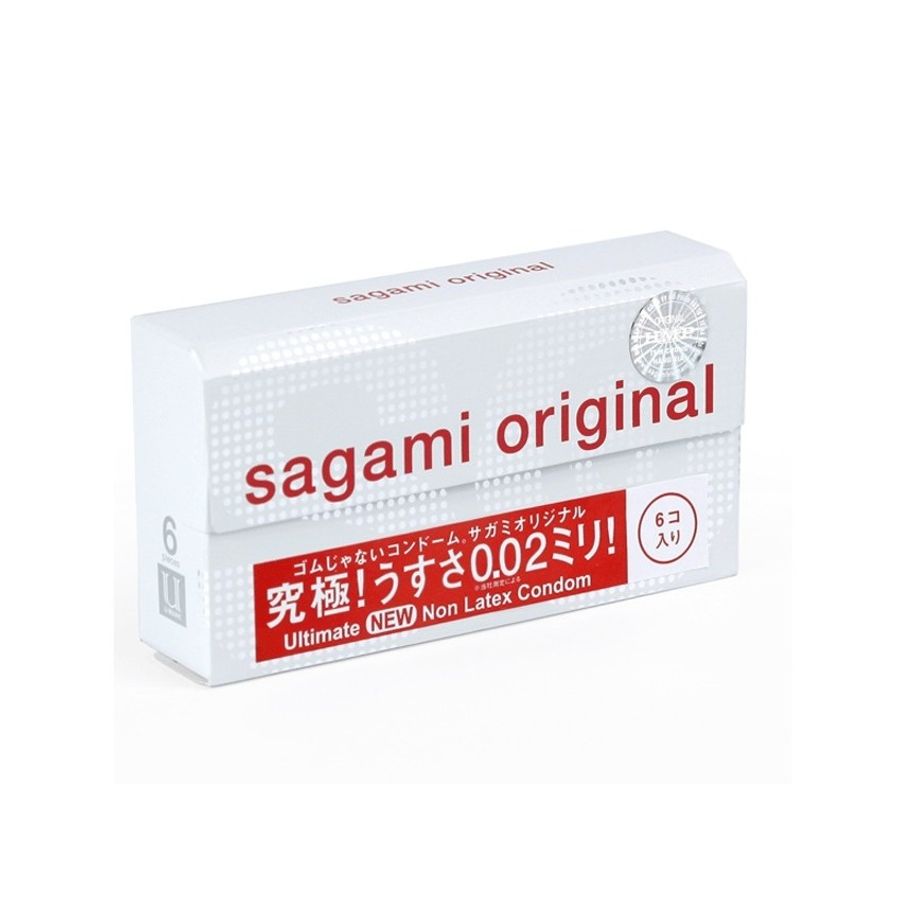 Bao cao su Sagami Original 0.02 - Siêu Mỏng - Non Latex - 100% chính hãng 719172