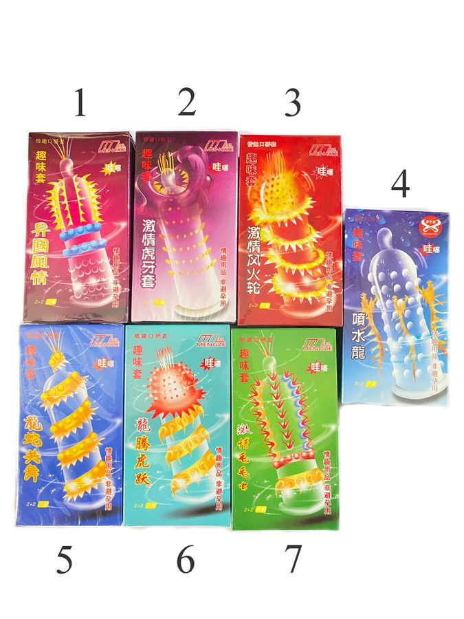 Combo Bao Cao Su Super Gold Gai Bi Râu Giúp Tăng Kích Thích 719206