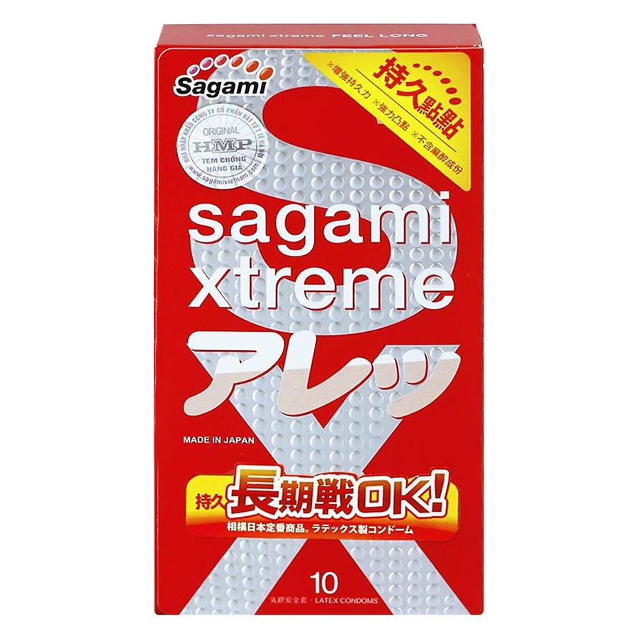 Bao Cao Su Nhật Bản Có Gai Tăng Thời Gian Sagami Feel Long 10s 719212