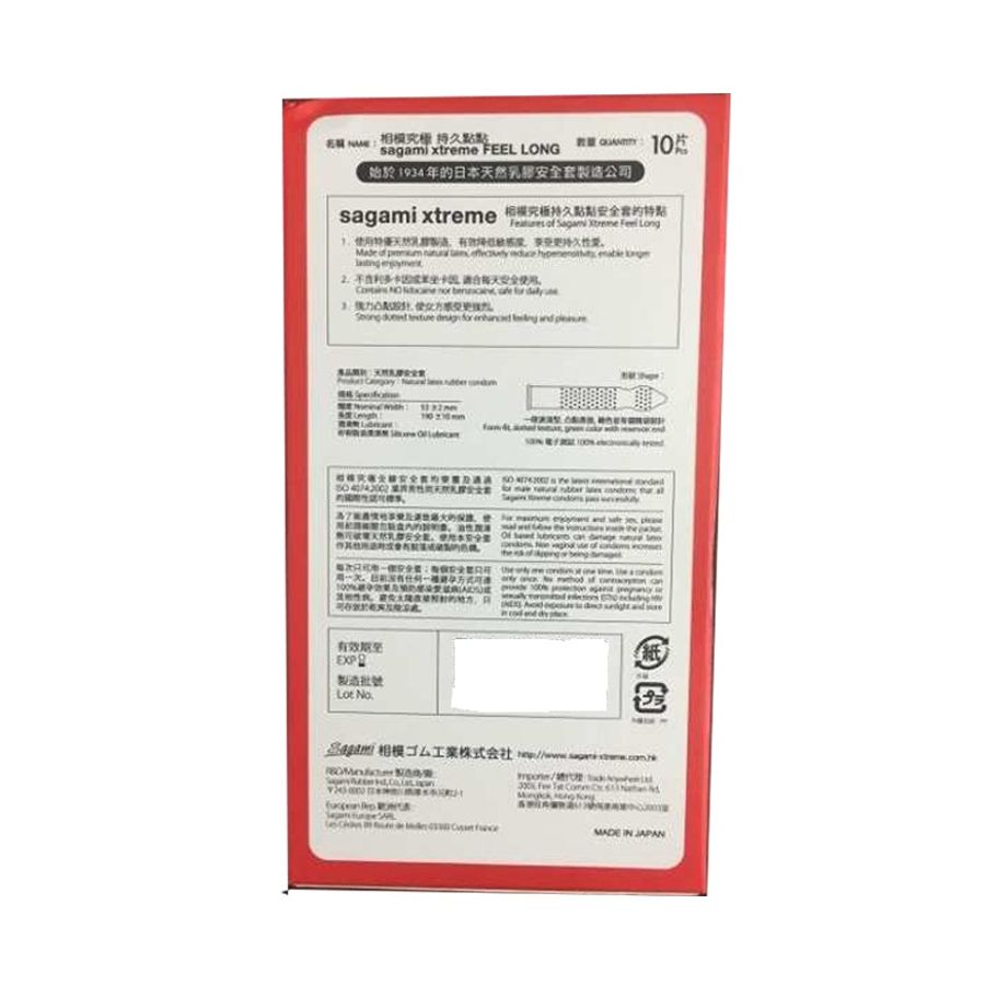 Bao Cao Su Có Gai Của Nhật Sagami Feel Long 10s 719303