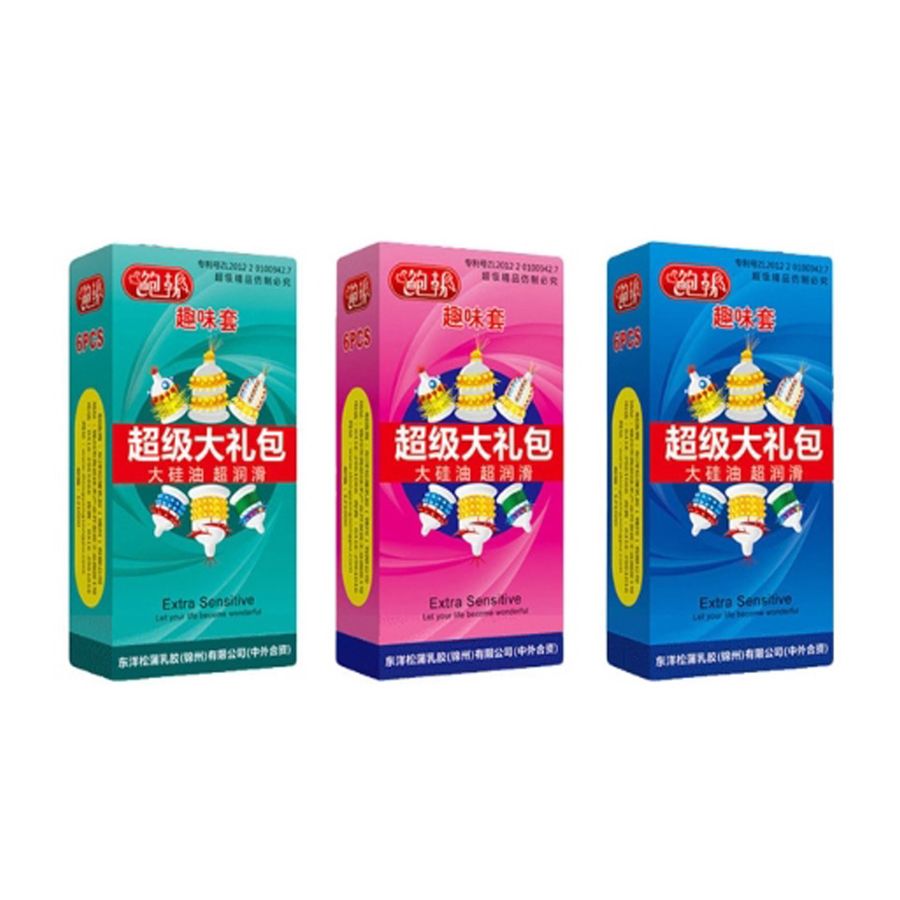 Bao cao su siêu gai cao cấp Runbo Extra gân gai râu bi kết hợp [đổi tên khi giao] 720204