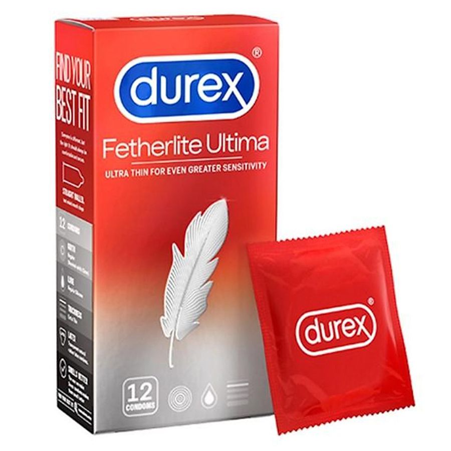 Bao cao su Durex Fetherlite Ultima siêu mỏng trơn ôm sát  720244