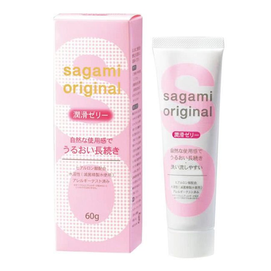 Gel bôi trơn Sagami Original 60g - Gel Nhật cao cấp hỗ trợ cảm xúc thăng hoa, trơn mượt và an toàn cho cuộc yêu. 721006