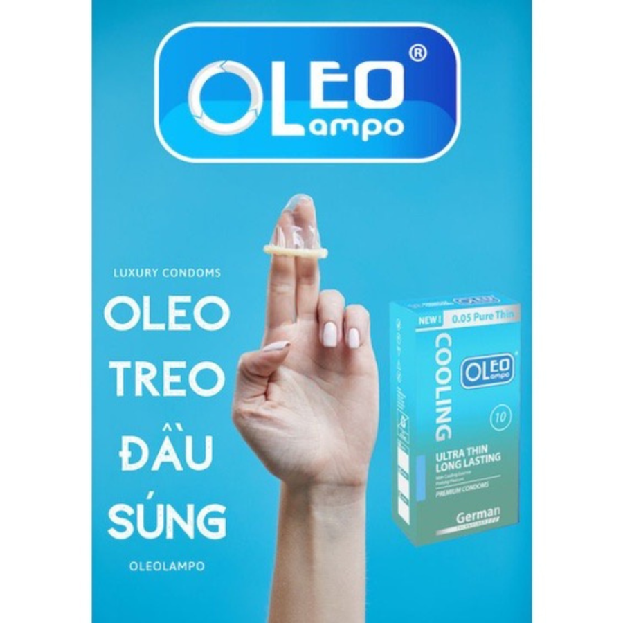 Bao Cao Su Oleo Cooling Mát Lạnh Bạc Hà Hộp 10 – Kéo Dài Đam Mê, Thăng Hoa Từng Khoảnh Khắc