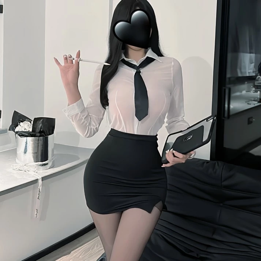 Cosplay Thư Ký Ôm Body Xinh Gợi Cảm Anime Quyến Rũ - N717
