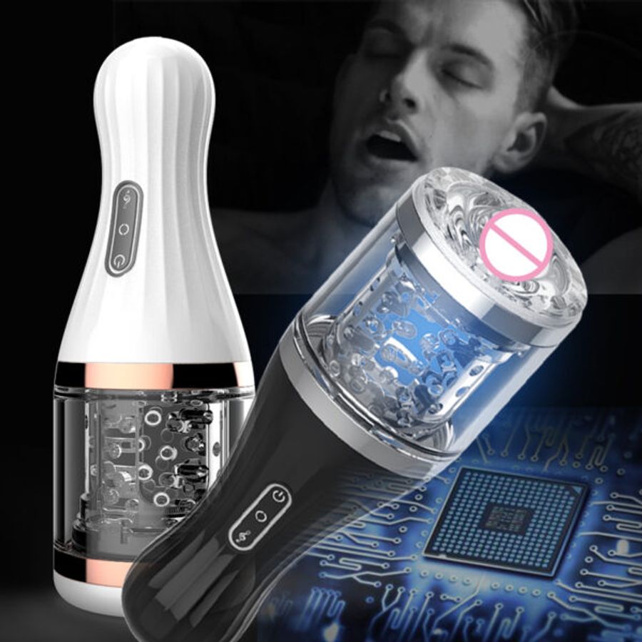 Máy Quay Tay Tự Động Beas Girlfriend - Xoay Đảo Chiều 360 Độ, Rung Rên Kích Thích Cho Nam 748289