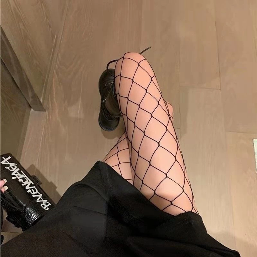 Tất Đùi Lưới Và Lụa Cao Cấp Quần Tất Vớ Học Sinh Hàn Quốc Đáng Yêu Sexy Phối Cùng Trang Phục - Quần Tất Lưới To 748585