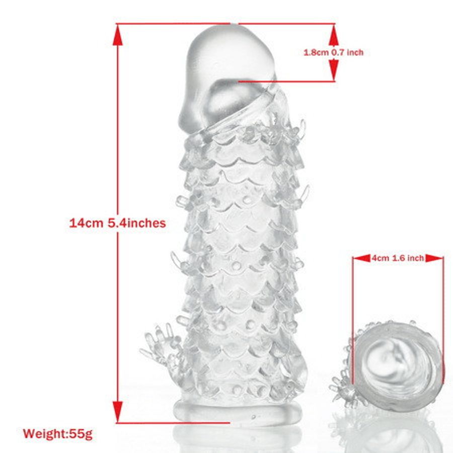 Bao Cao Su Đôn Dên Vảy Cá Dragon's Scale – Tăng Kích Thước 3cm, Thiết Kế Vảy Gai Massage & Kéo Dài Thời Gian (Hộp 1 Cái) 749263