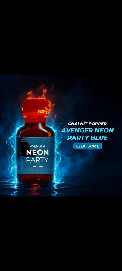 Popper neon 30ml USA, Hàng Chính Hãng, Cực Mạnh, Cho Ng Lờn Nặng 