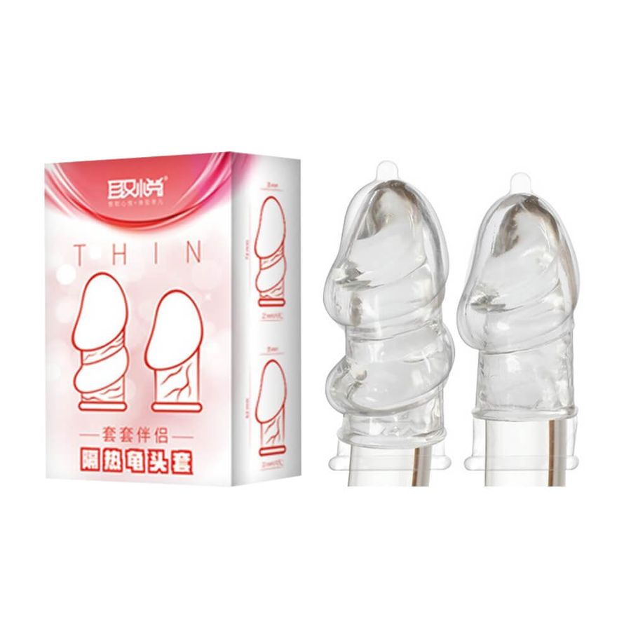 Bao cao su đôn dên Aichao Thin Hồng Che quy đầu 662824