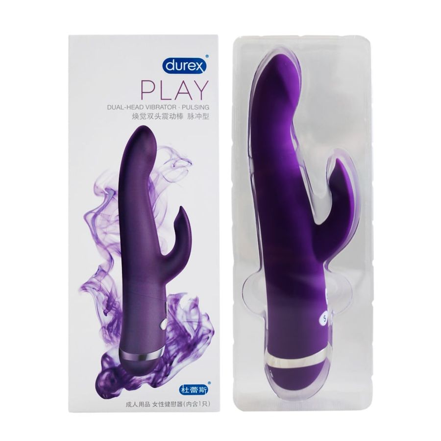 Dương vật giả đa năng Durex Dual Head Vibrator Pulsing 663314