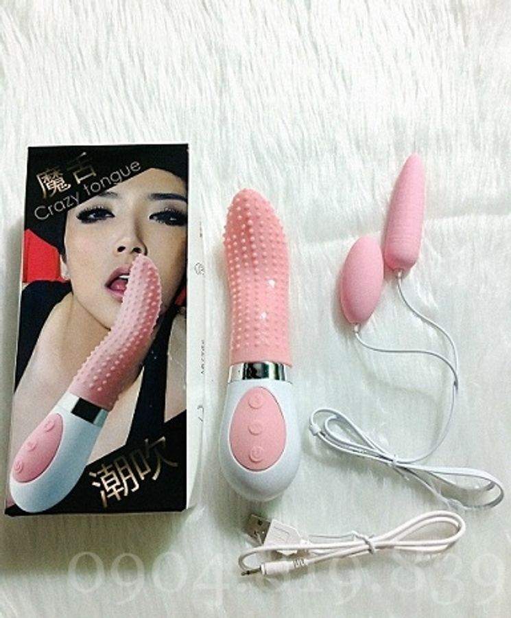 Máy Massage Lưỡi Silicon Crazy Tongue Joker – 8 Chế Độ Xung Động, Chất Liệu Lành Tính, Kháng Nước Hiệu Quả (Sạc USB)
