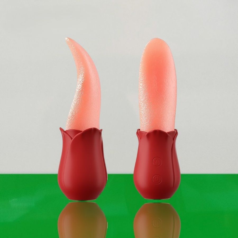 Máy Massage Lưỡi Silicon SUAI – 12 Chế Độ Xung Động Đa Tần, Chất Liệu Lành Tính, Thiết Kế Màu Da Chân Thực (Sạc USB)