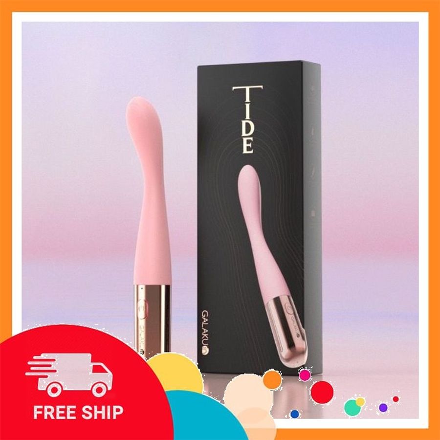 (Che Tên Khi Giao) Máy Massage Điểm G GALAKU TIDE – 10 Chế Độ Xung Động Đa Tần, Silicon Y Tế Mềm Mại, Chống Nước (Nhật Bản) - Hàng Mới Về