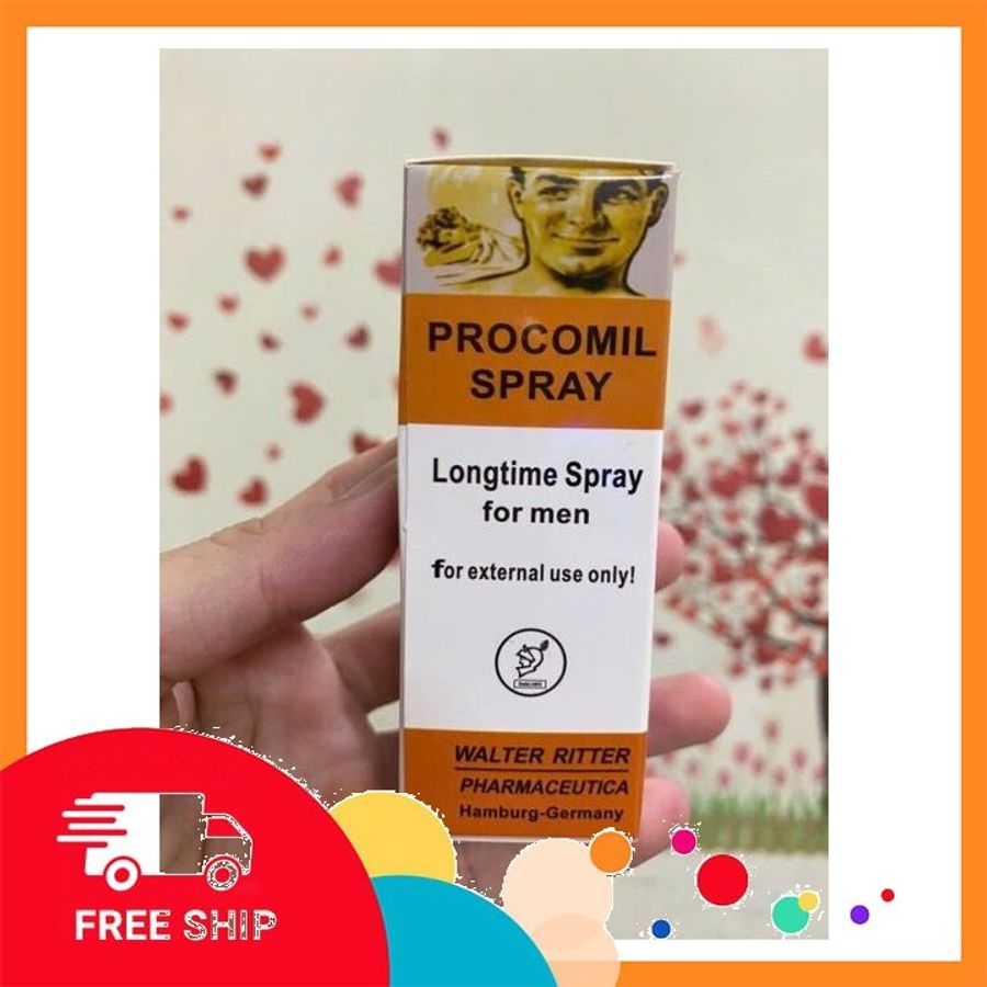 (Che Tên Khi Giao) Chai Xịt Procomil Spray 45ml – Giải Pháp Kéo Dài Thời Gian Quan Hệ Chuẩn Đức (Mua 1 chai dùng cả năm) Cao Cấp Bảo Đảm