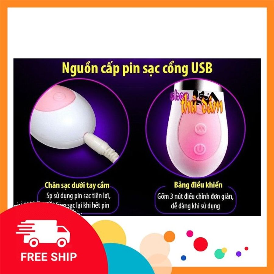 (Che Tên Khi Giao) Máy Massage Lưỡi Silicon Crazy Tongue Joker – 8 Chế Độ Xung Động, Chất Liệu Lành Tính, Kháng Nước Hiệu Quả (Sạc USB) Giao Nhanh Toàn Quốc
