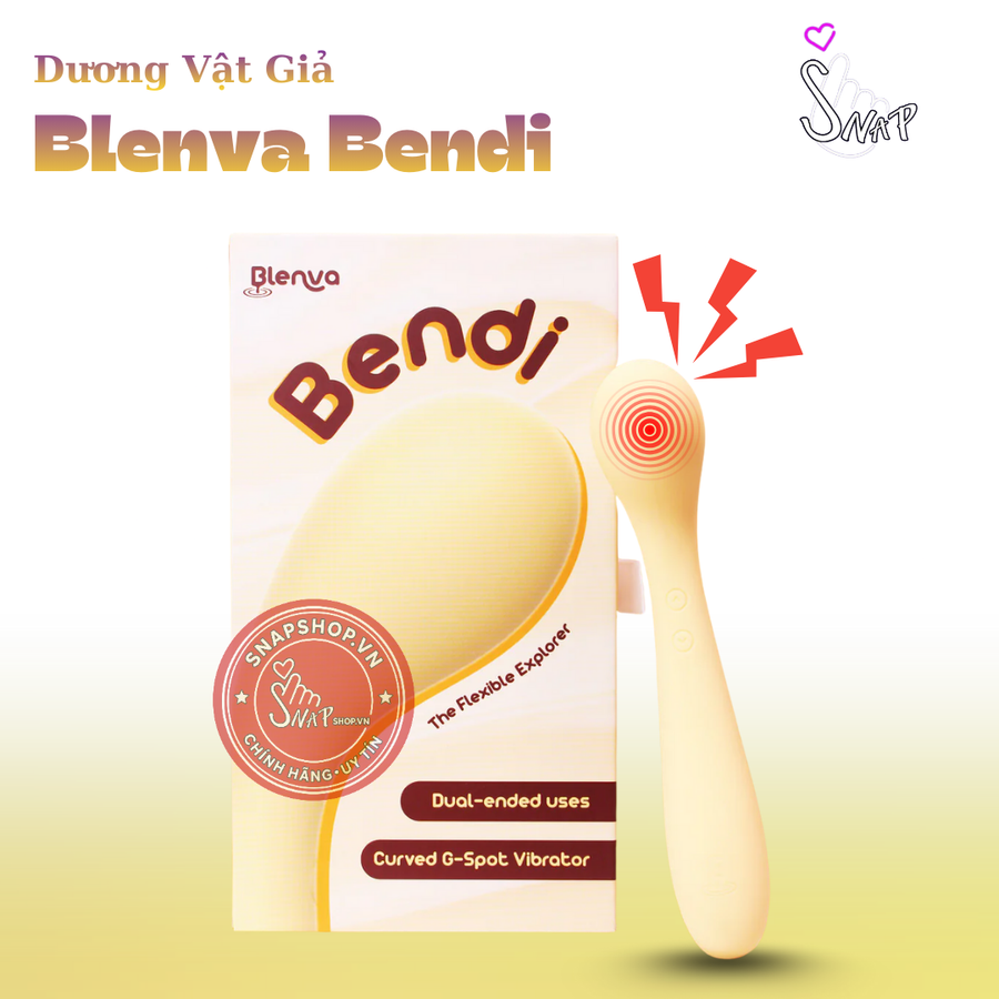 (Snapshop) Dương Vật Giả Blenva Bendi Soft Chính Hãng