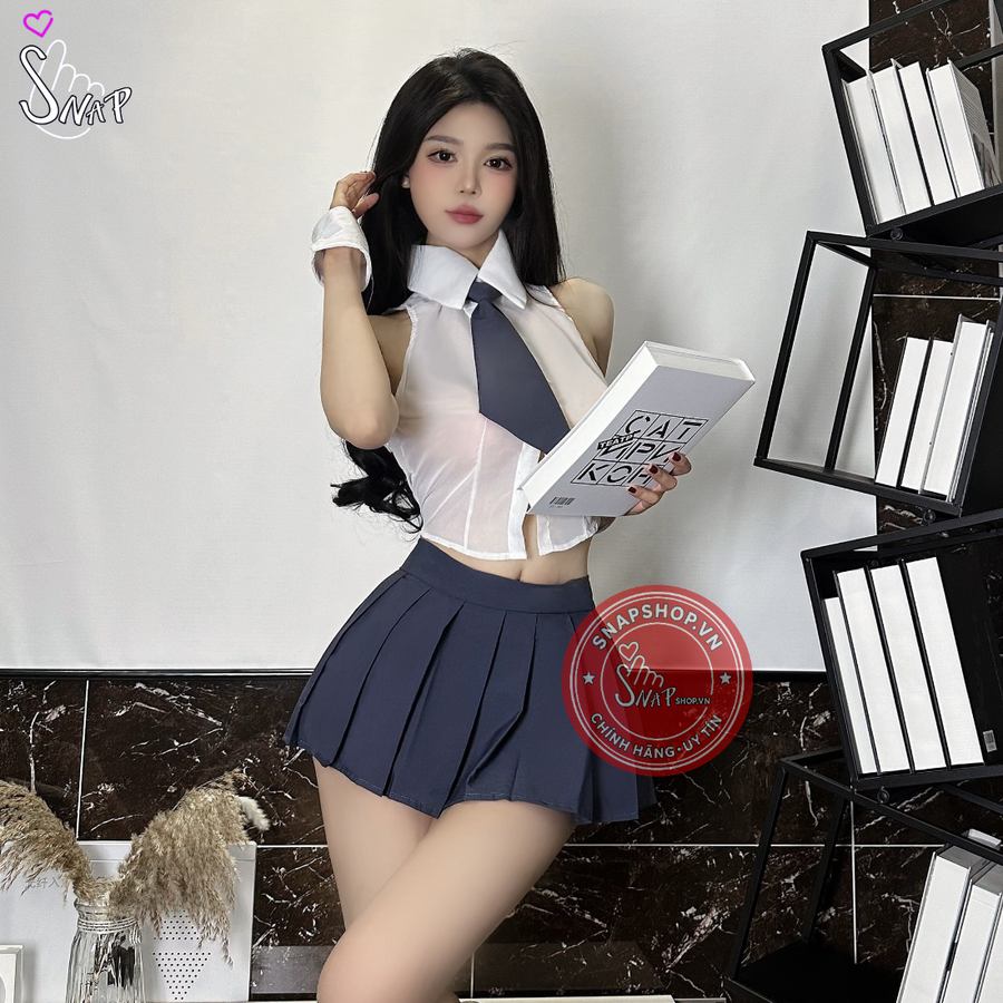 (Snapshop) Bộ Cosplay Nữ Sinh Trung Học NS07 Chính Hãng