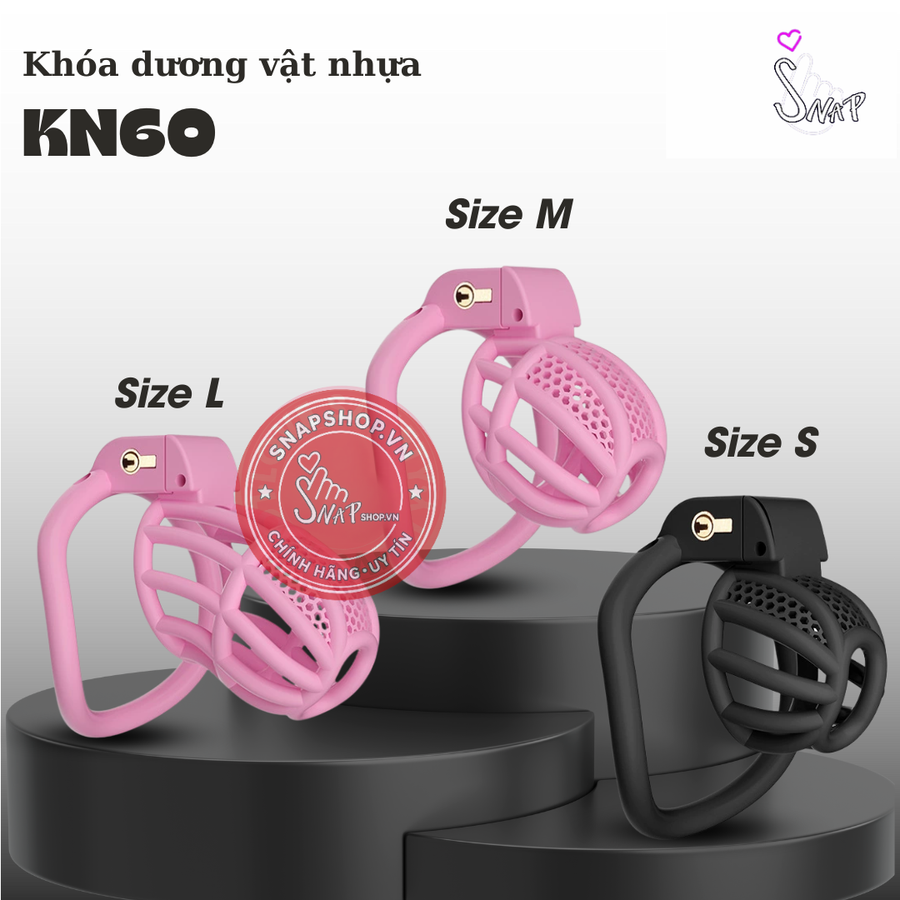 (Snapshop) Khóa Dương Vật Nhựa Ổ Khóa Chìm KN60 Chính Hãng