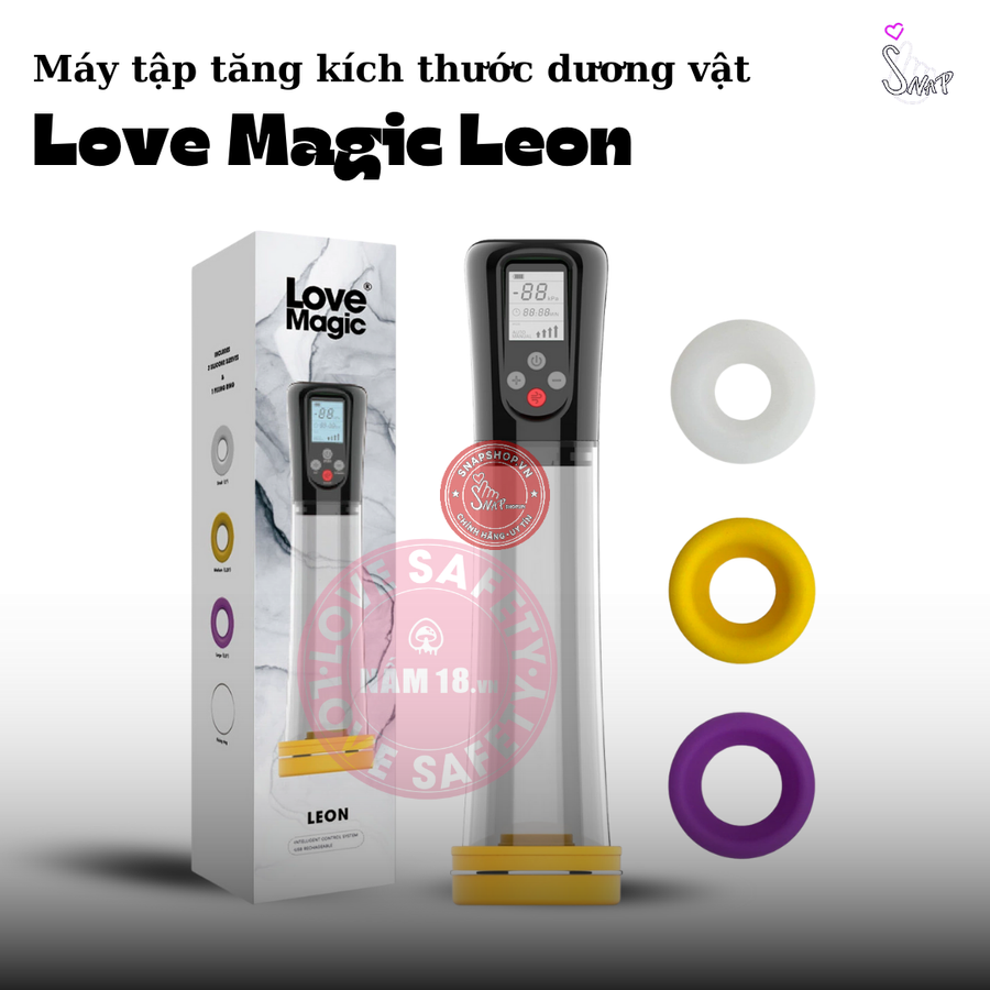 (Snapshop) Máy Tập Tăng Kích Thước Dương Vật Tự Động Love Magic Leon Chính Hãng