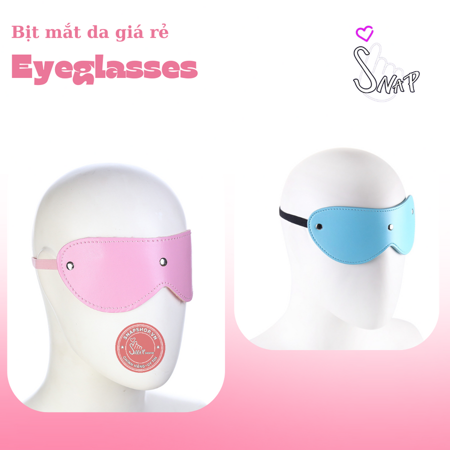 (Snapshop) Bịt Mắt Da Giá Rẻ Eyeglasses Chính Hãng
