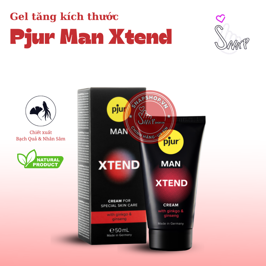 (Snapshop) Gel Tăng Kích Thước Dương Vật Pjur Man Xtend Chính Hãng
