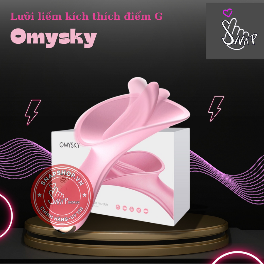 (Snapshop) Lưỡi Rung Liếm Omysky 10 Chế Độ Rung Chính Hãng
