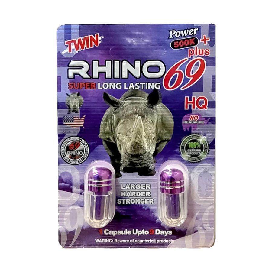 Viên Uống Tăng Hỗ Trợ Kéo Dài Thời Gian Rhino 69 Vĩ 2 Viên