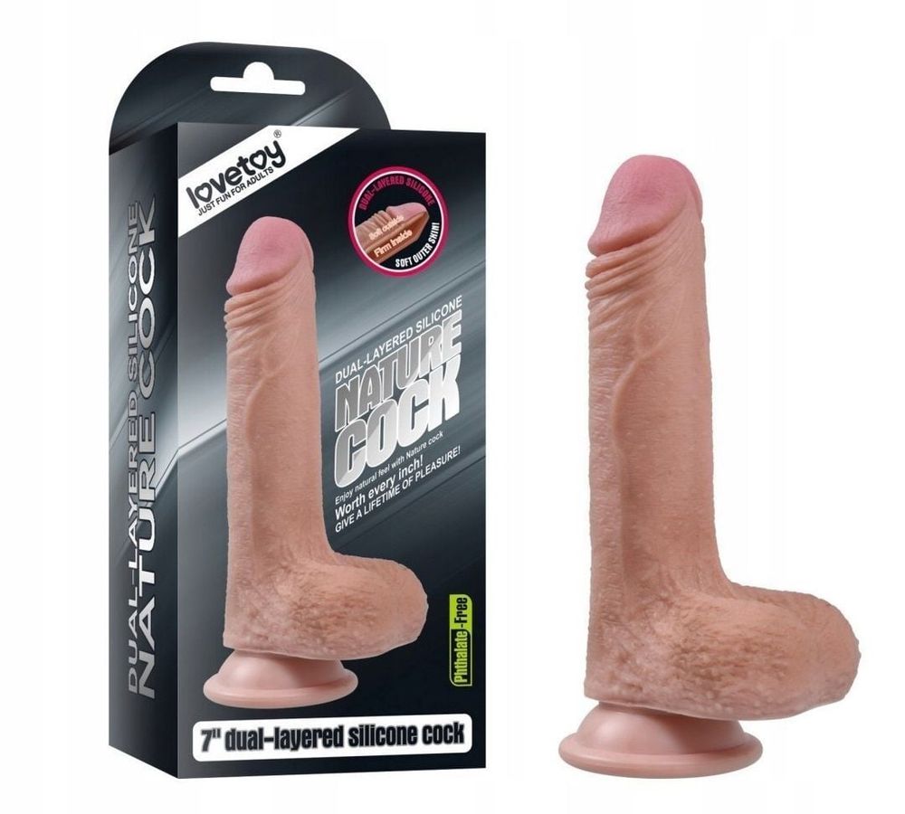 Dương vật giả dính tường silicone cao cấp 7.0
