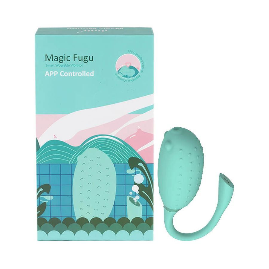 Trứng rung Magic Motion Fugu Xanh 662655