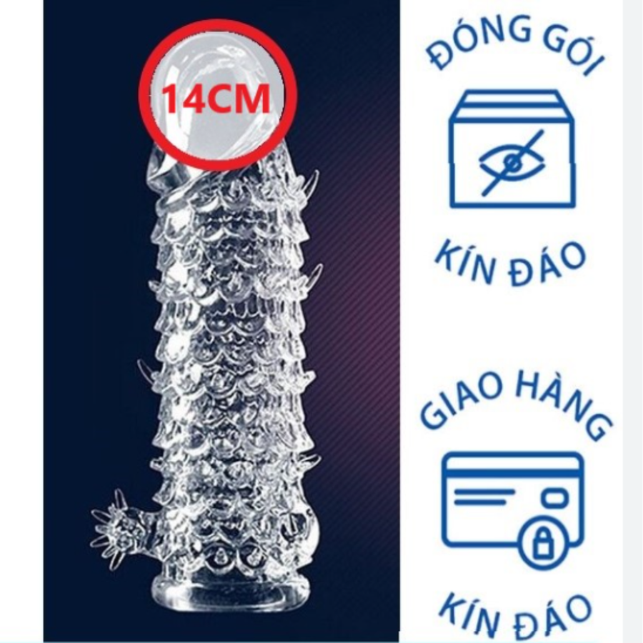 Bao Cao Su Đôn Dên Kiểu Vảy Cá Tăng Kích Thước 671116