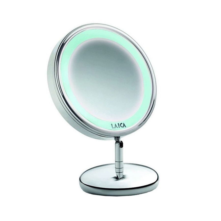 Gương Trang Điểm Laica PC5004 ITALY - 2 Mặt Phóng Đại 5X, Đèn LED, Thiết Kế Nhỏ Gọn và Thanh Lịch - Sản Phẩm Chính Hãng Cho Nàng 719265