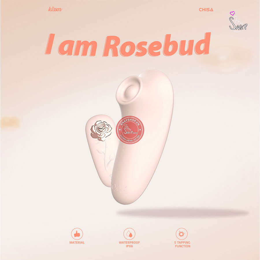 (Snapshop) Máy Kích Thích Âm Vật Kissen Rosebud Chính Hãng 753138