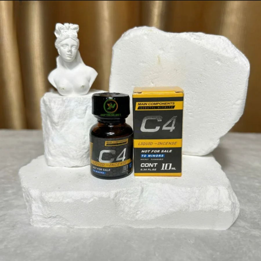 Chai Hít Popper C4 Vàng Tăng Kích Thích Khoái Cảm 10ml 719424
