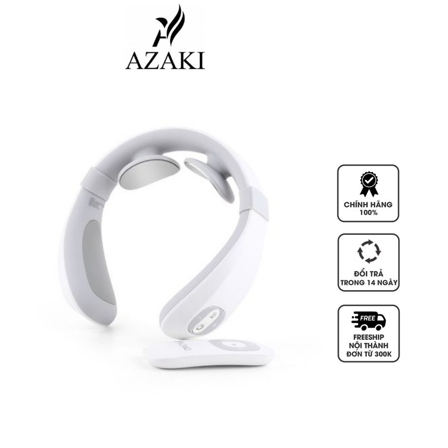 Máy Massage Cổ Thông Minh Azaki N109 - Thiết Bị Giảm Căng Thẳng Vùng Cổ Vai Gáy, Gọn Nhẹ Tiện Dụng, Công Nghệ Xung Điện EMS 720663