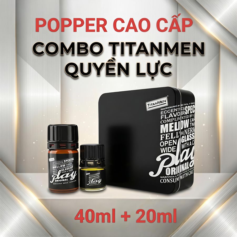 Popper 60ml Hộp Cao Cấp, Hàng Sịn, Cực Mạnh, Phê Lâu, Sale Giá Sốc 