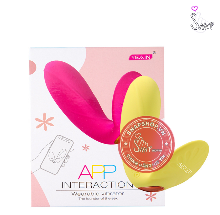 (Snapshop) Trứng Rung Yeain Wearable Vibrator Điều Khiển App Chính Hãng