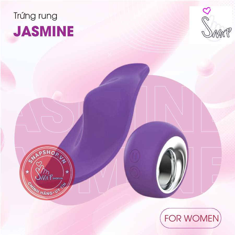 (Snapshop) Trứng Rung Quần Lót Jasmine 12 Chế Độ Rung Chính Hãng