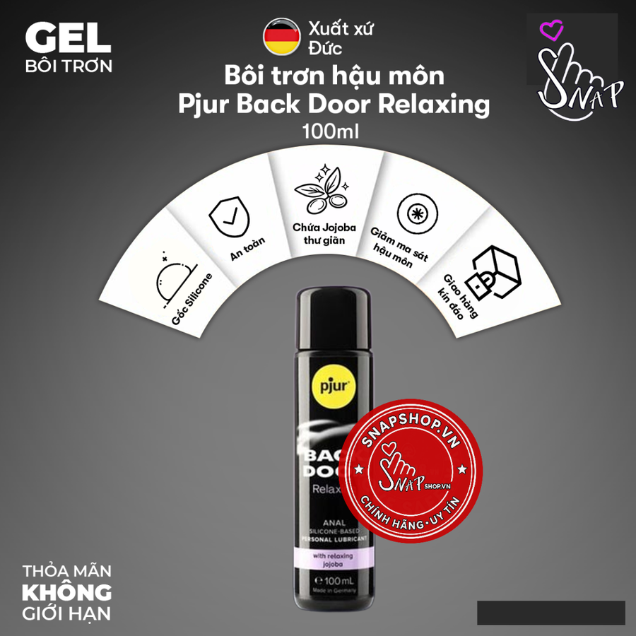 (Snapshop) Gel Bôi Trơn Hậu Môn Pjur Back Door Relaxing Chính Hãng