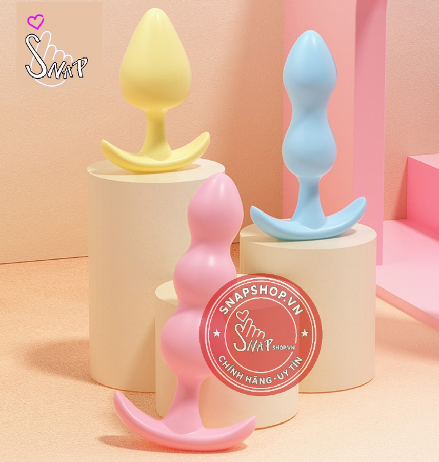 (Snapshop) Phích Cắm Hậu Môn Silicone MizzZee Chính Hãng