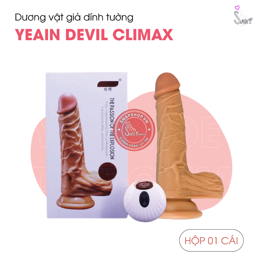 (Snapshop) Dương Vật Dính Tường Yeain Devil Climax Phát Nhiệt Rung Ngoáy Đa Chế Độ Chính Hãng