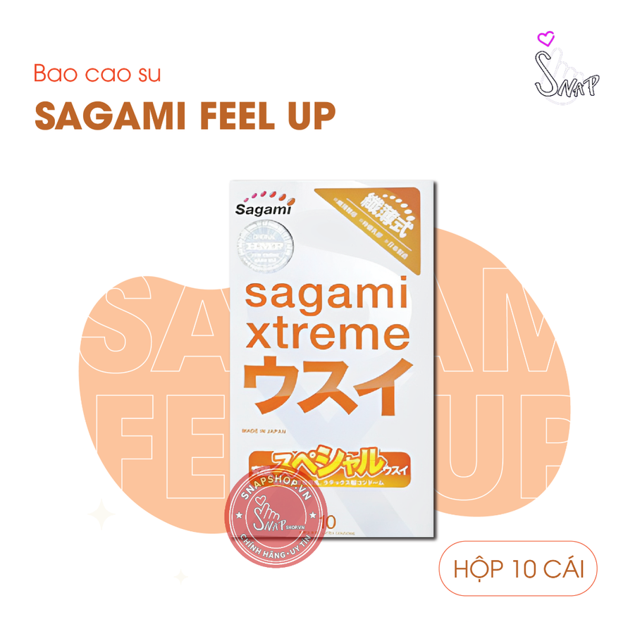 (Snapshop) Bao Cao Su Siêu Mỏng Sagami Xtreme Super Thin Chính Hãng