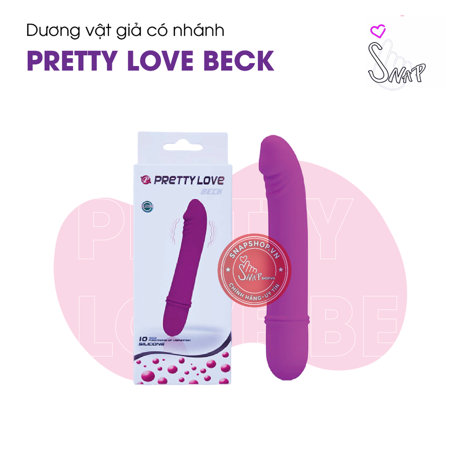 (Snapshop) Dương Vật Giả Pretty Love Beck 10 Chế Độ Rung Chính Hãng