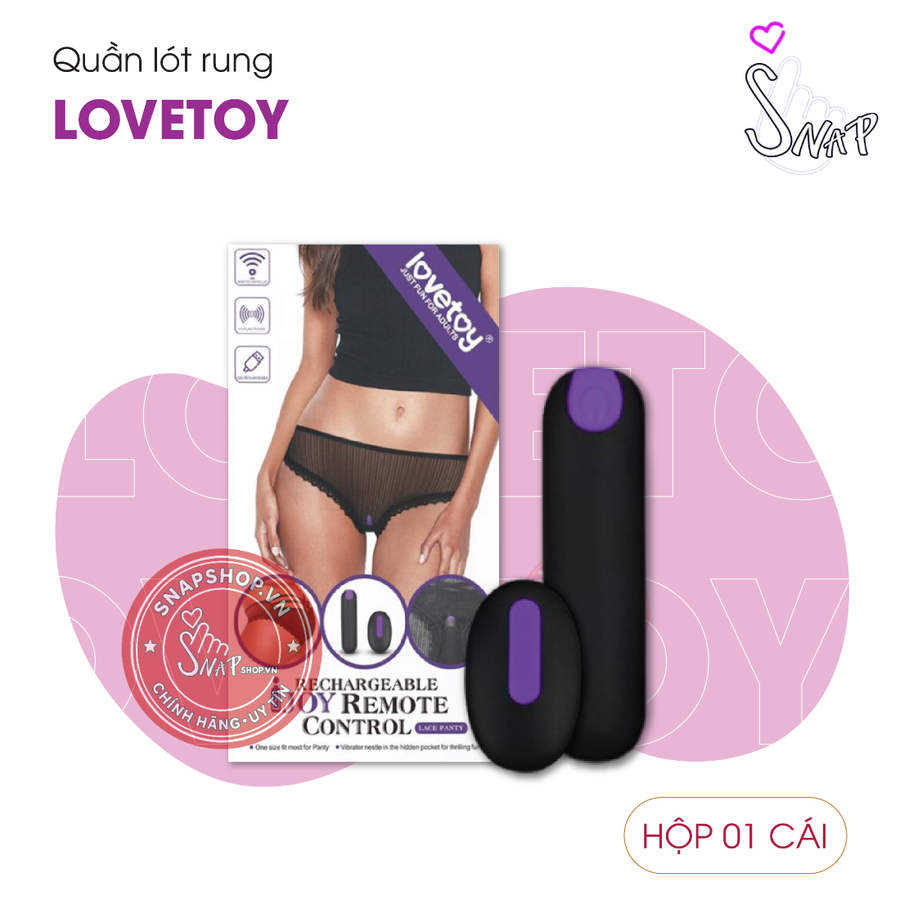 (Snapshop) Quần Lót Rung Lovetoy Điều Khiển Từ Xa Chính Hãng