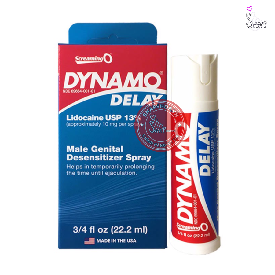 (Snapshop) Chai Xịt Kéo Dài Thời Gian Dynamo Delay 13% Chính Hãng
