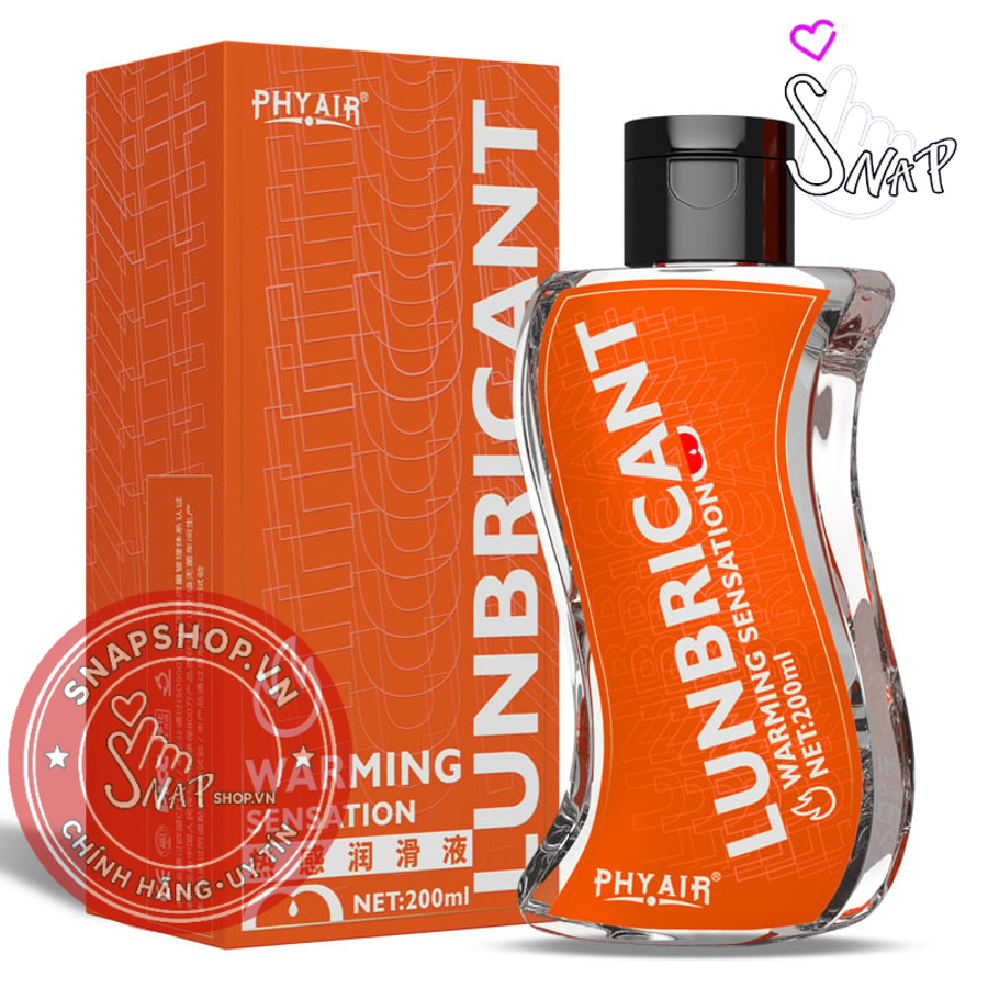 (Snapshop) Gel Bôi Trơn Ấm Nóng Phyair Warming Sensation - Chai 200ml Chính Hãng