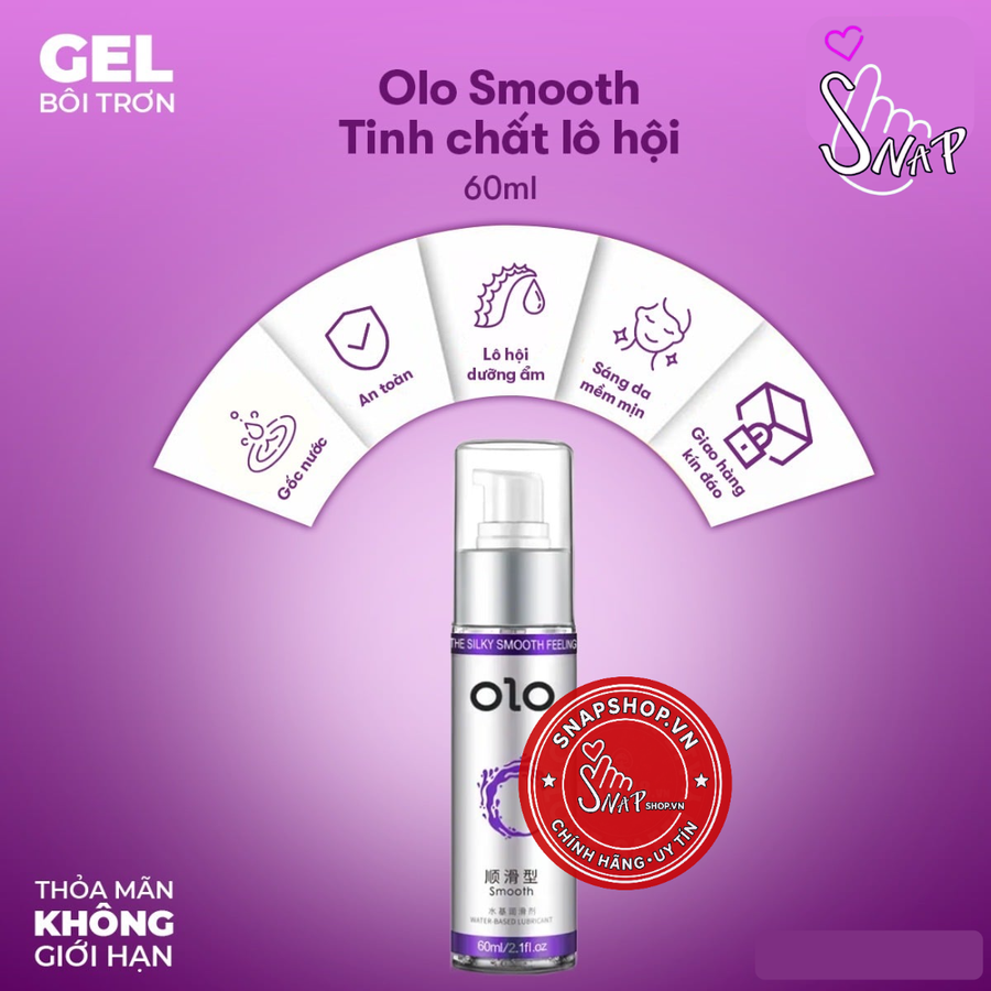 (Snapshop) Gel Bôi Trơn Tinh Chất Lô Hội OLO Smooth Chính Hãng